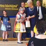 Kornelia Wrońska w finale Wojewódzkiego Konkursu Recytatorskiego Literatury Kasubskiej 