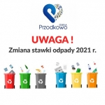 Zmiana stawki za gospodarowanie odpadami komunalnymi od 1 sierpnia 2021 r. !